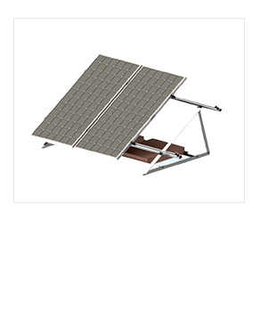 三角水泥地面光伏支架价格太阳能发电系统专用