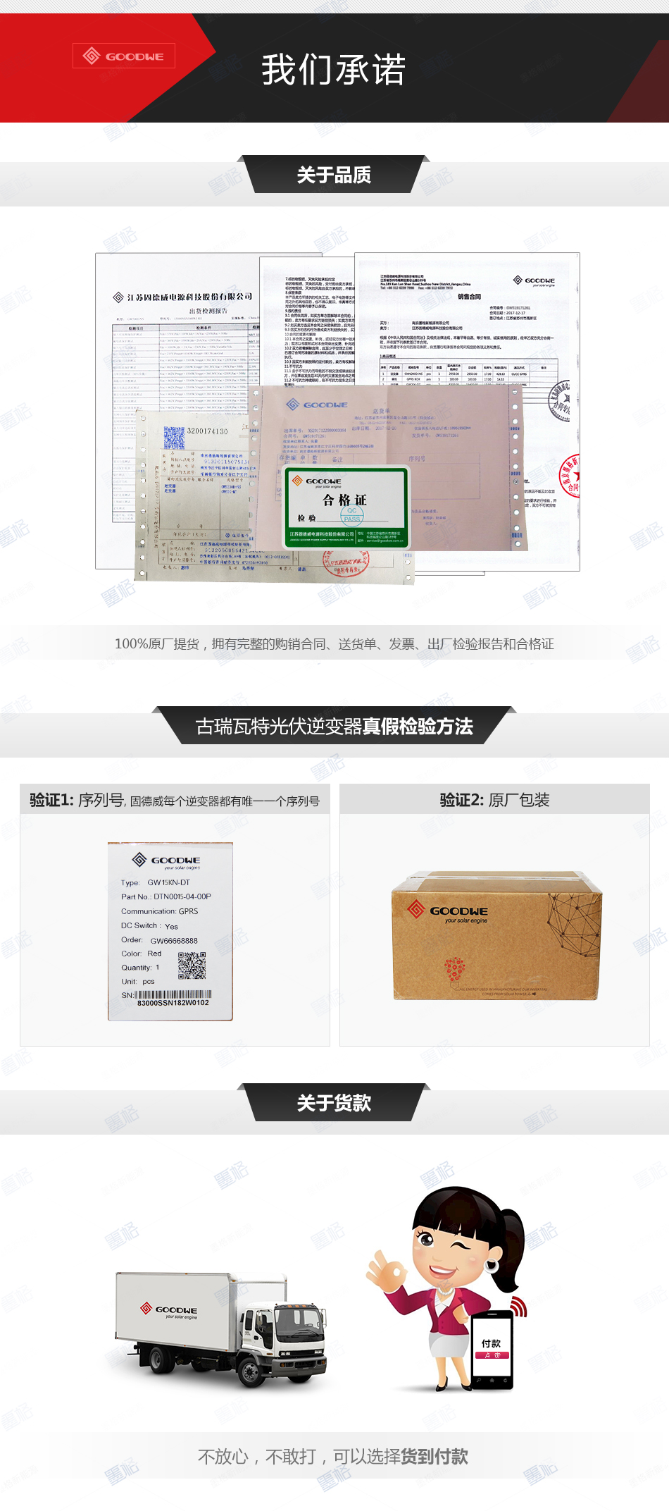 固德威并网逆变器光伏逆变器-5-6-8-10-15kw-三相双路并网逆变器-家用并网发电系统