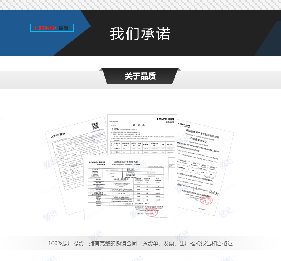 隆基300W瓦-双面发电-太阳能电池板-光伏组件-家用并网发电系统价格